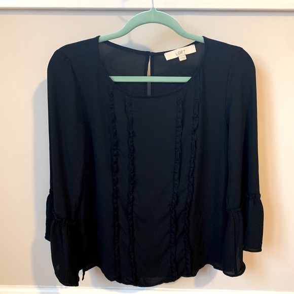 LOFT Bell Sleeve Blouse - Picture 5 of 8